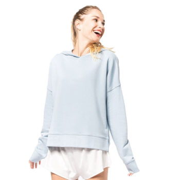 Ladies' Oversize Organic Hooded Sweatshirt