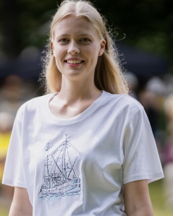 Unisex T-särk laevapildiga