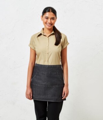 Denim Bib Apron short