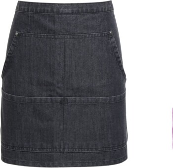 Denim Bib Apron short - Image 3